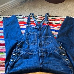 Denim overalls